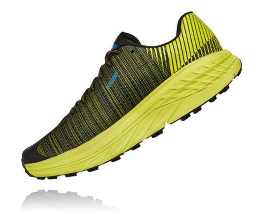 Hoka One One Trailove Tenisky Damske Čierne/Zelene - Evo Speedgoat - 80924-LTPE